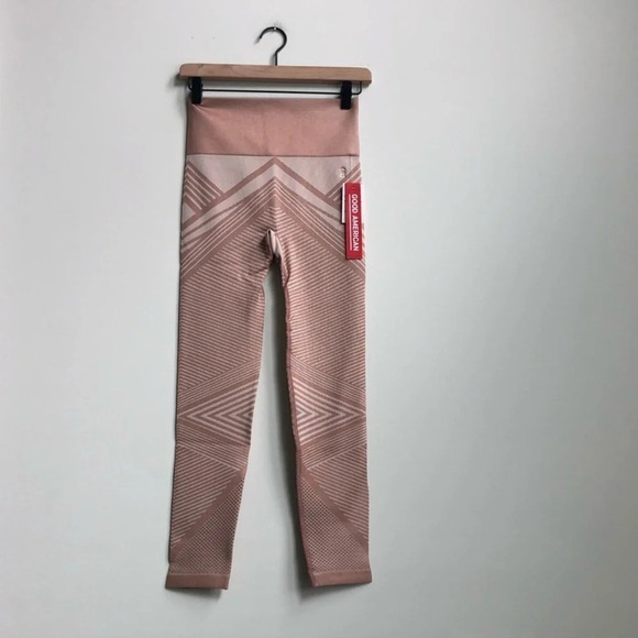 New Good American Seamless Leggings Dusk Geo print contouring geometric print - Picture 3 of 13